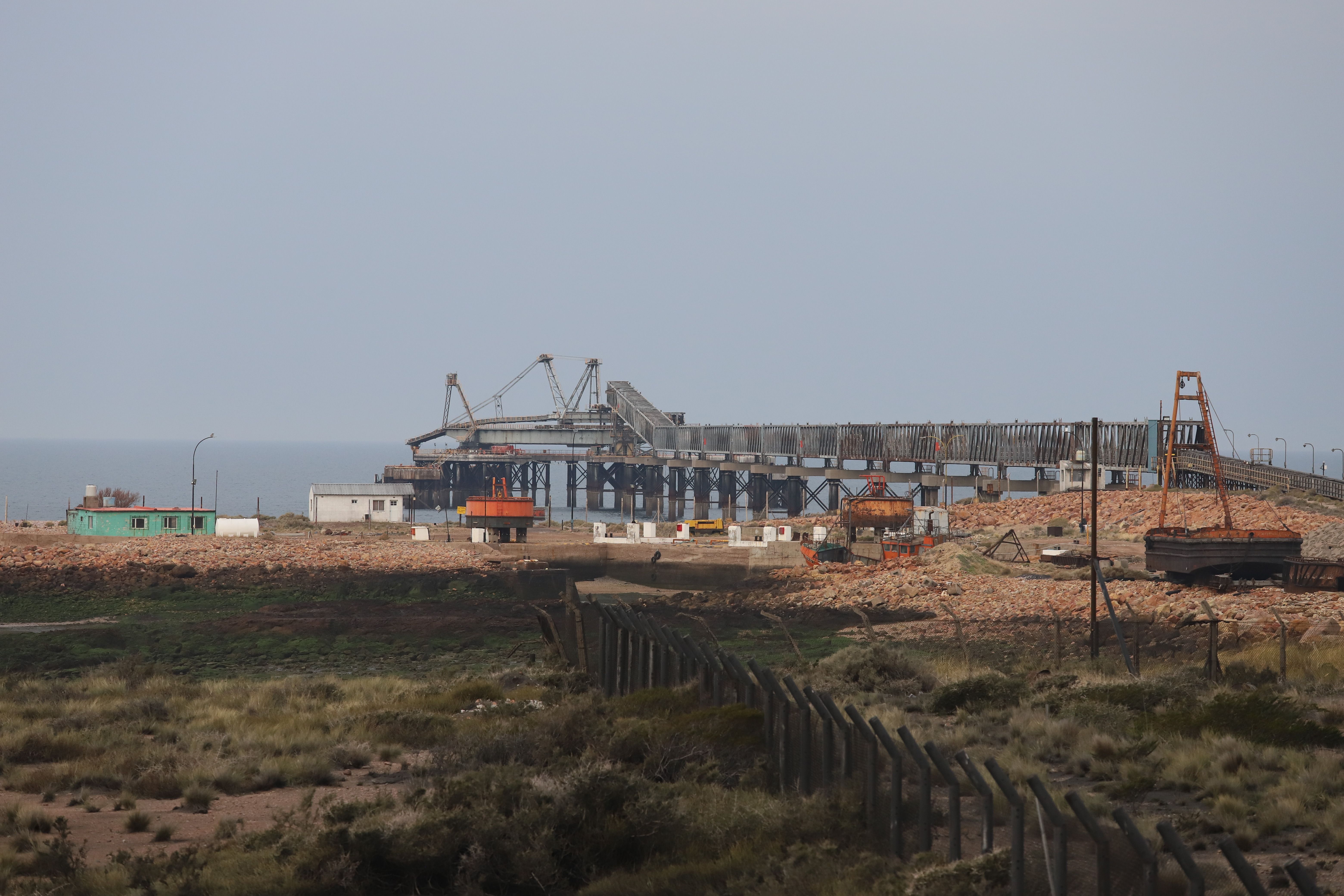 El puerto de Punta Colorada, clave para la futura planta de GNL en Sierra Grande / Fotos:&nbsp;