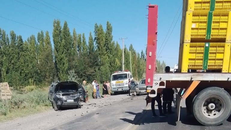 Múltiple choque en la Ruta 151: dos menores asistidos