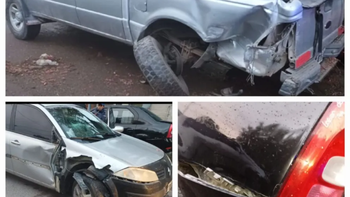 choco dos autos estacionados y dio positivo de alcoholemia