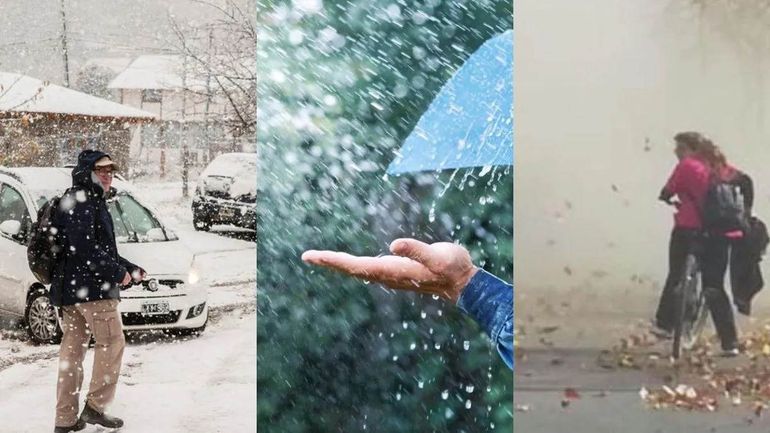El Servicio Meteorológico Nacional emitió una alerta por lluvias