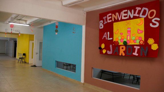 Las renovadas instalaciones del Jardín 120 se inauguraron ayer.