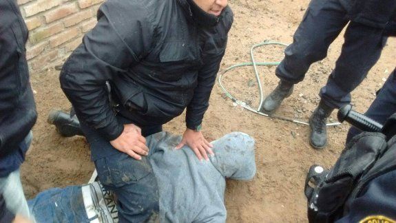 Leonel Sánchez fue atrapado ayer por la mañana en Cinco Saltos, tras una breve persecusión.