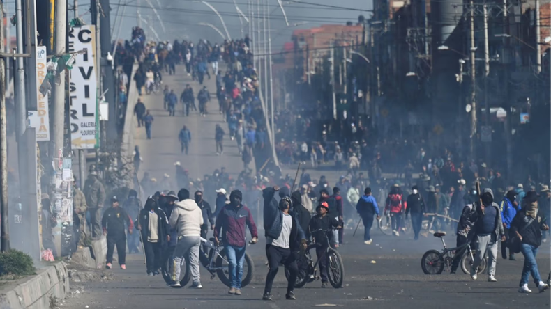 Las movilizaciones son impulsadas principalmente por la Central Obrera Boliviana (COB), la mayor organización sindical del país. | LMCipolletti.com Las movilizaciones son impulsadas principalmente por la Central Obrera Boliviana (COB), la mayor organización sindical del país.