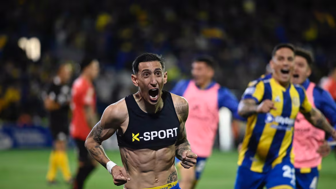 Ángel Di María convirtió en el primer clásico entre Rosario Central y Newells tras su regreso. | LMCipolletti.com Ángel Di María convirtió en el primer clásico entre Rosario Central y Newells tras su regreso.