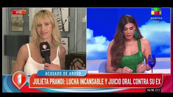 Julieta Prandi relevó cómo está la situación con su ex marido y padre de sus hijos, Claudio Contardi.