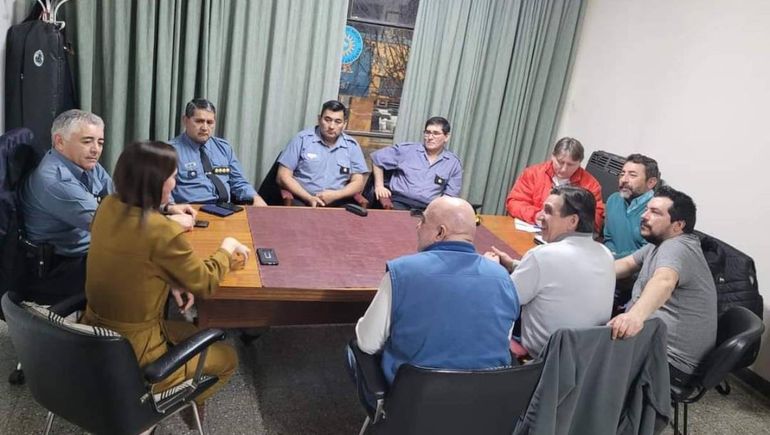 La ministra de Seguridad se reunió con comerciantes