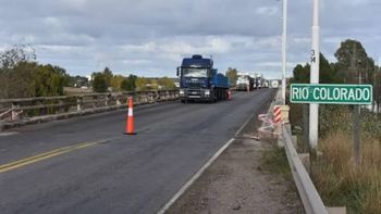 La escena donde ocurrió la desgracia en la ruta 22.