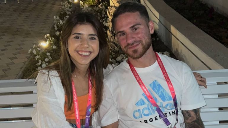 Alexis Mac Allister y Camila Mayan.