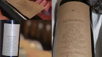 ¿como es el unico vino del mundo fermentado con un meteorito?