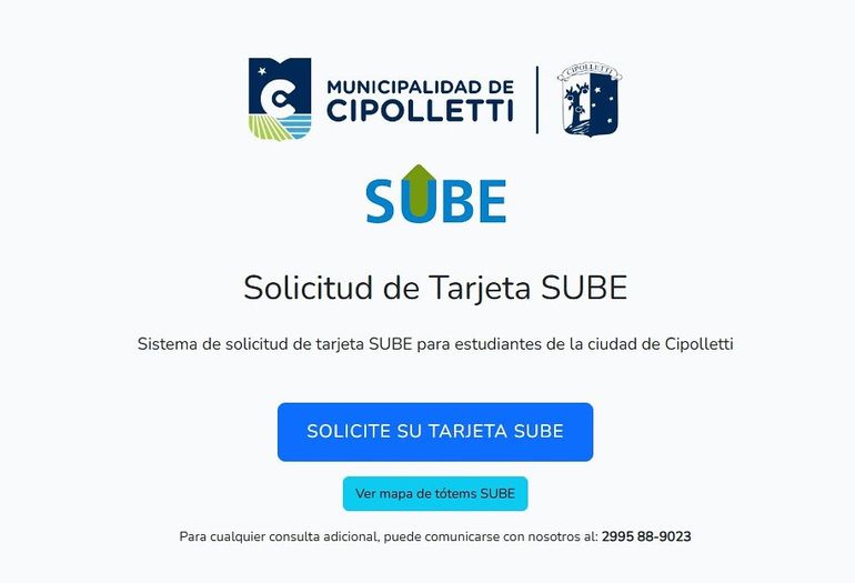 El trámite es 100% online a través de la web del Municipio.