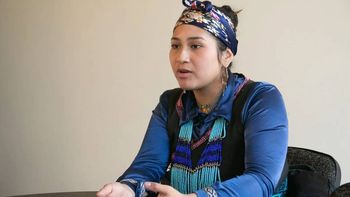 La referente mapuche que fue autorizada a viajar a Chile.