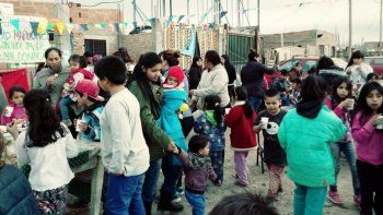 Los festejos se realizaron en el jardín comunitario del Barrio Obrero.