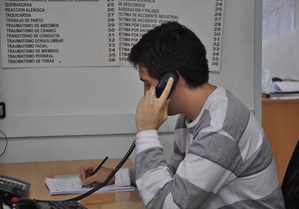 Importante labor de la Central de Emergencias 109