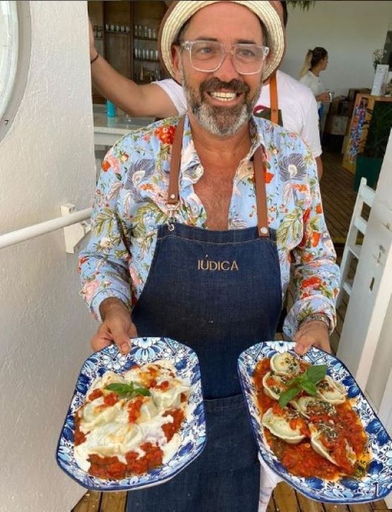Mariano Iúdica está feliz con su nueva vida de empresario gastronómico.