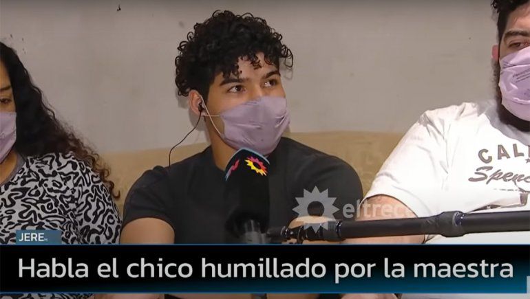 El alumno que discutió con la docente le respondió al Presidente