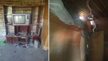 recuperaron su casa, pero no les dejaron ni el inodoro