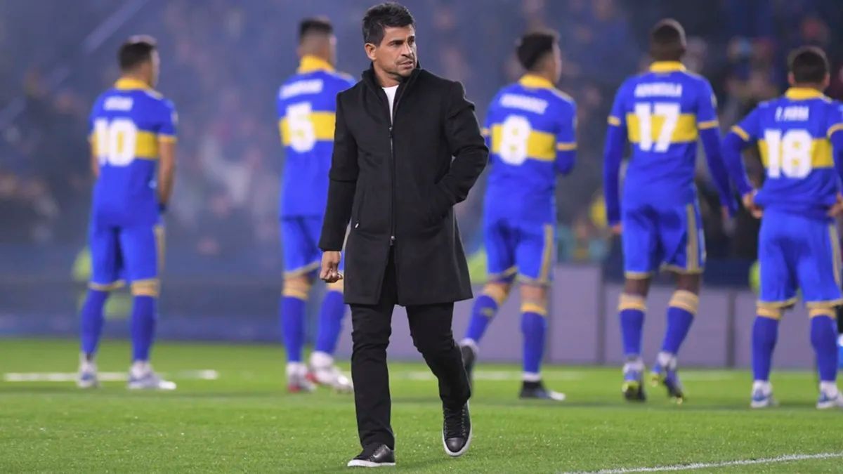 Hugo Ibarra, el técnico de Boca.
