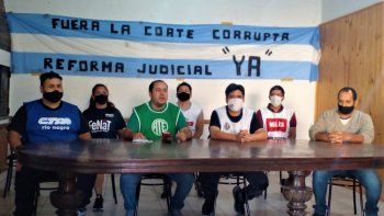 la cta se moviliza en rio negro contra la corte suprema de la nacion