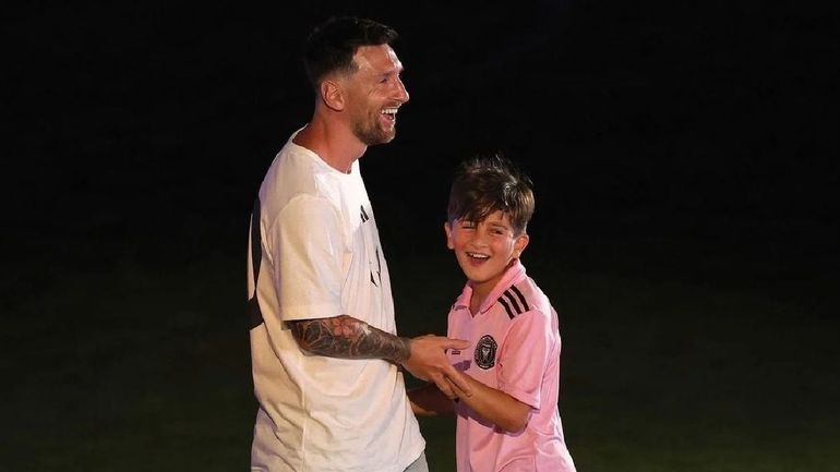 Viral: el gesto que Messi tuvo con un amigo de su hijo