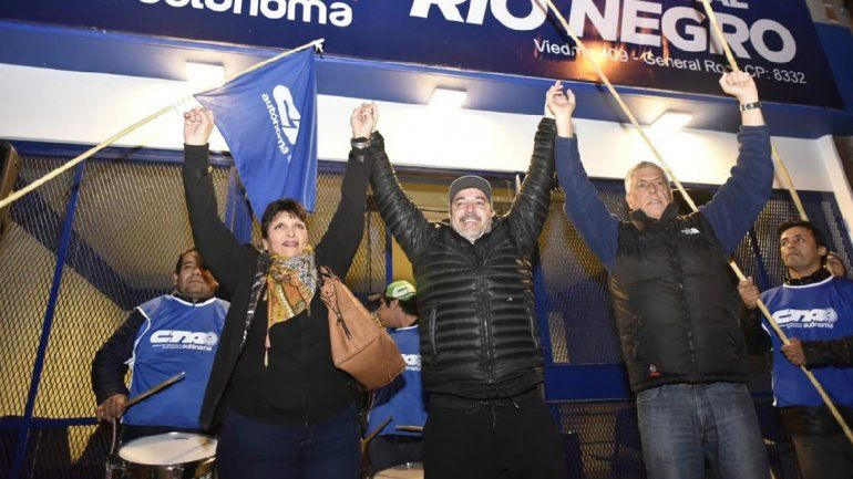 Rodolfo Aguiar continuará al frente de la CTA Autónoma de Río Negro.