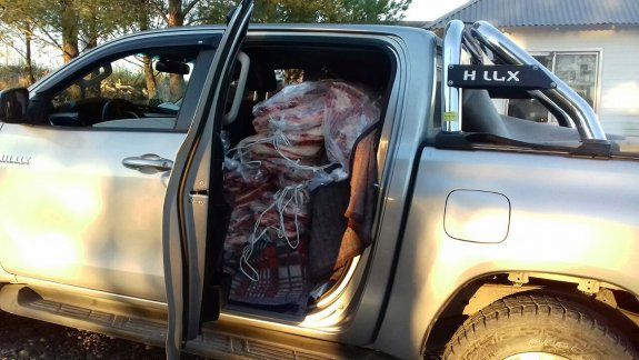 Quiso aprovechar las Pascuas para traficar costillares y lo atraparon 