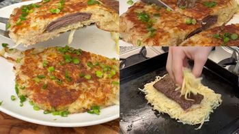Receta de entraña con base crocante de papa y queso | LMCipolletti.com Receta de entraña con base crocante de papa y queso