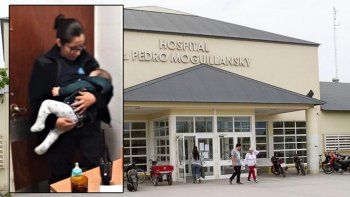 policia amamanto a bebe golpeado durante un extrano ritual religioso