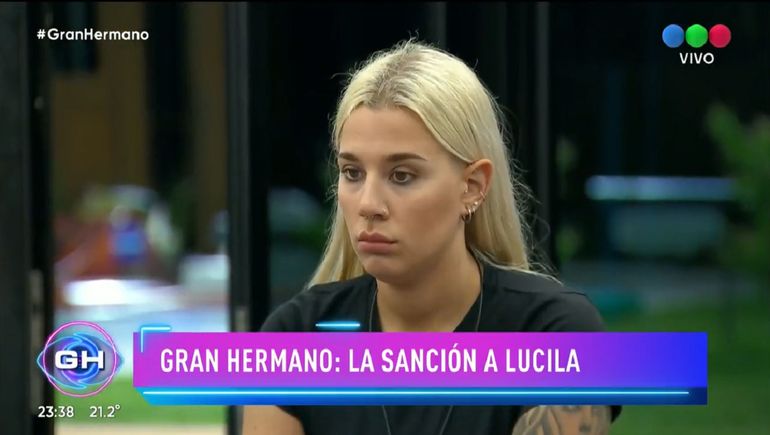 Fuerte sanción de Gran Hermano a Lucila