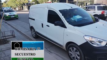 El hecho de inseguridad ocurrió esta tarde en Cinco Saltos. Foto: Gentileza.