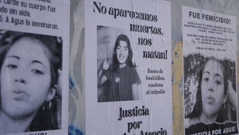 Femicidio de Agustina: familiares y organizaciones protestan en Tribunales