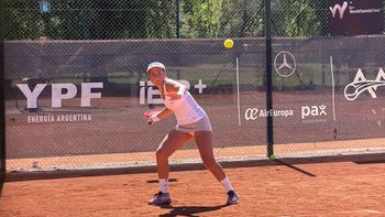 Con 14 años, la neuquina Morena Medinaceli sumó su primer punto WTA