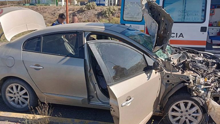 Se salvaron todos de milagro tras un brutal choque sobre la Ruta 151