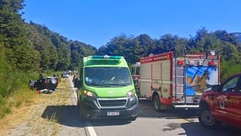 El siniestro se registró pasadas las 16 horas de este lunes. Foto: Gentileza. El siniestro se registró pasadas las 16 horas de este lunes. Foto: Gentileza.