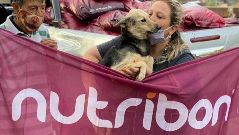 La guardería canina de la Isla Jordán recibió el premio de 600 kilos de alimento
