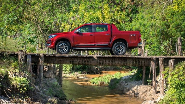 La Chevrolet S10, un vehículo imponente que el damnificado siempre soñó tener.
