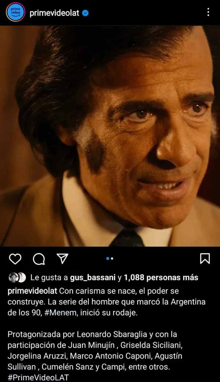 El cambio de look de Leo Sbaraglia para hacer de Menem