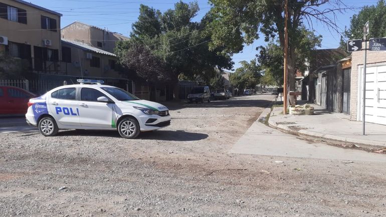 La esquina de las 1200 donde se produjo el tiroteo en el que cayó muerto Luciano Quidel. 