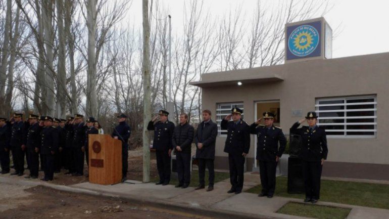 Inauguraron el destacamento policial de El Manzanar