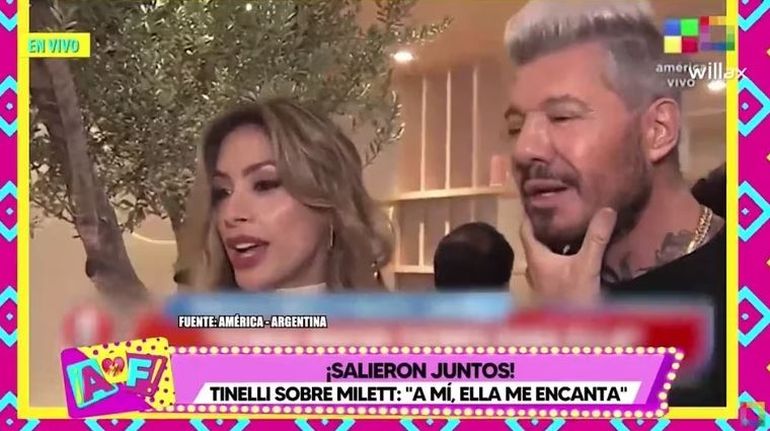Qué dijo Marcelo Tinelli después de presentarle a Milett Figueroa como su nueva novia a sus hijas