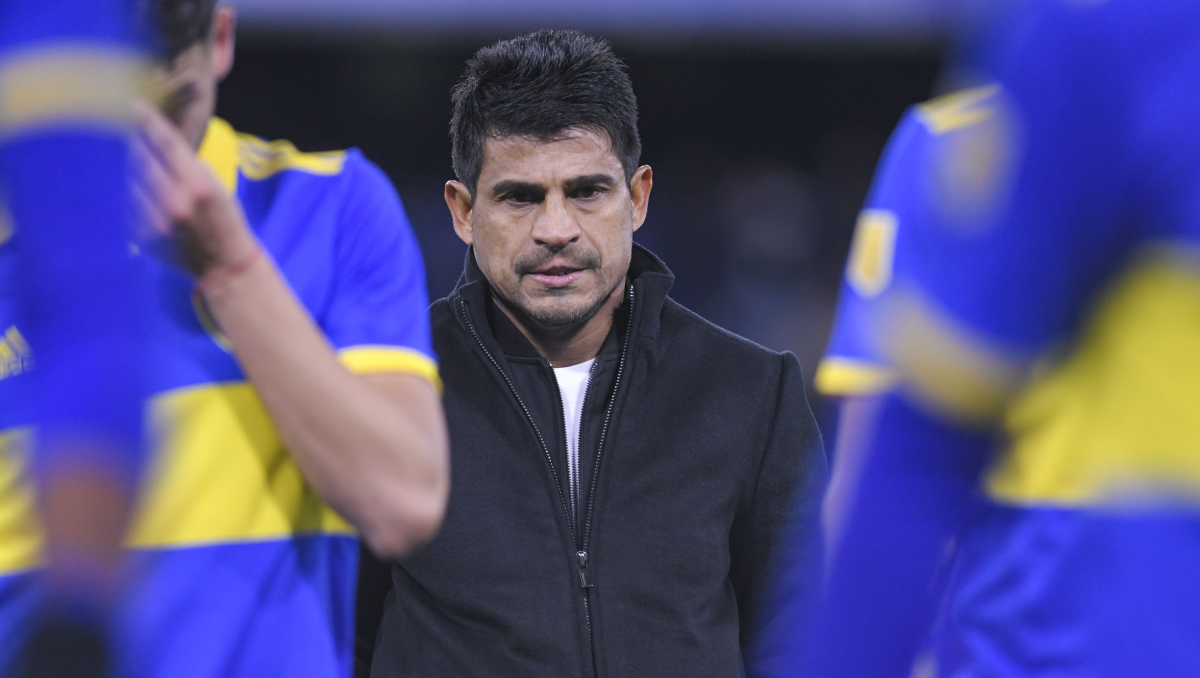Hugo Ibarra, el técnico de Boca Juniors.