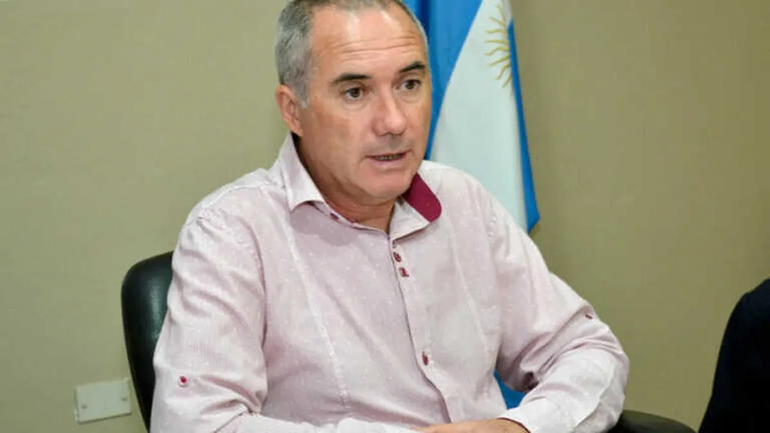 Ivancich, cuando era intendente de General Godoy. Archivo 