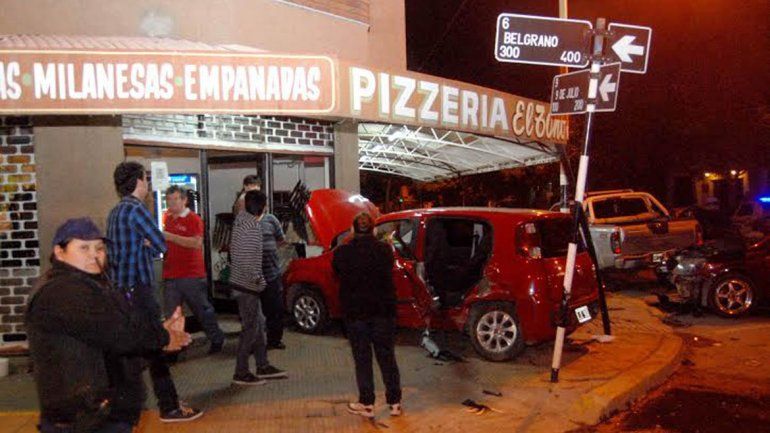 Choque Belgrano y 9 de Julio