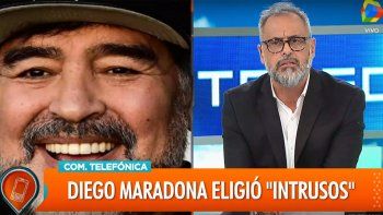 maradona destrozo a rocio oliva, a dalma y a flor de la v