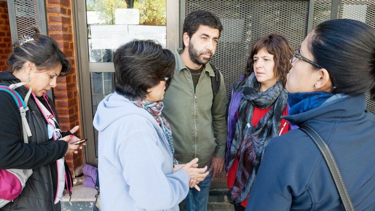 Padres del jardín y referentes de Unter volvieron ayer a la Justicia.
