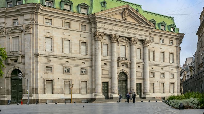 Casa Central del Banco Nación en Buenos Aires. Quieren que sea una sociedad anónima.