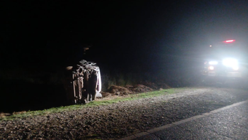 El fatal accidente en la Ruta 7 a la altura de la Picada 9.