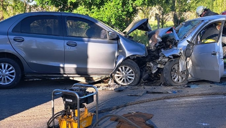 El choque fue frontal y provocó una víctima fatal.