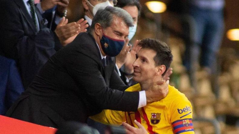 Qué dijo el presidente del Barcelona sobre un posible regreso de Messi
