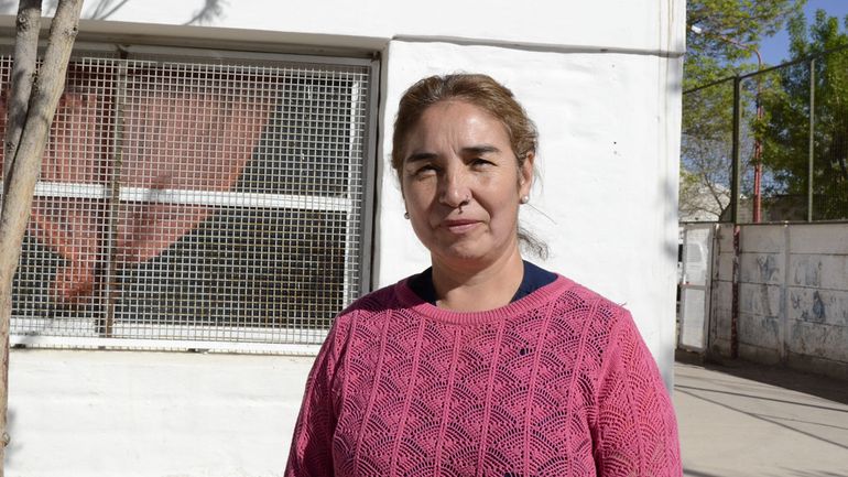 Raquel, una histórica docente de la escuela. Raquel, una histórica docente de la escuela.