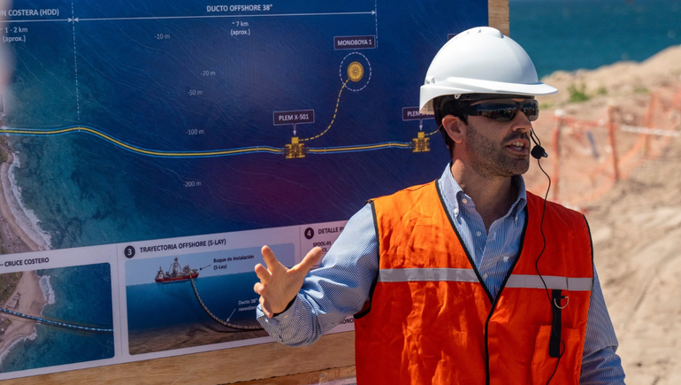 Leandro Loguzzo, gerente de Proyectos de YPF para la Obra Marina. Leandro Loguzzo, gerente de Proyectos de YPF para la Obra Marina.